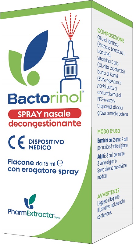 BACTORINOL SPRAY NASALE 15 ML - farmachicca
