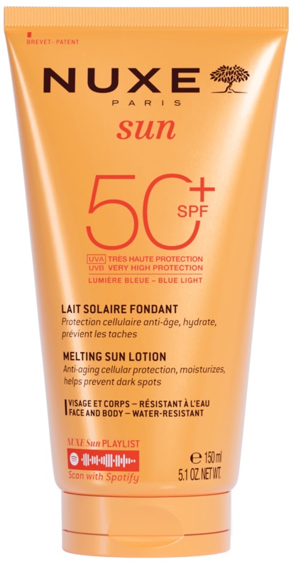 NUXE SUN LATTE SOLARE ANTI-ETA' VISO&CORPO SPF50+ 150 ML - farmachicca