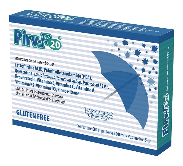 PIRV F20 30 CAPSULE 500 MG - farmachicca