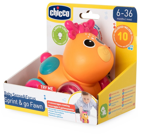 CHICCO GIOCO BABY SENSE&FOCUS CERBIATTO SPRINT&GO - farmachicca