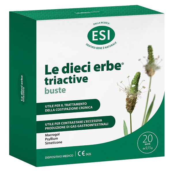 ESI LE DIECI ERBE TRIACTIVE 20 BUSTINE - farmachicca