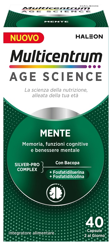 MULTICENTRUM AGE SCIENCE MENTE 40 CAPSULE - farmachicca