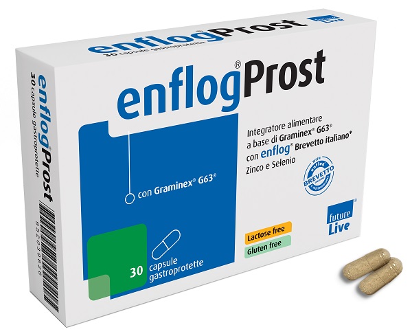 ENFLOGPROST 30 CAPSULE GASTROPROTETTE SENZA GLUTINE NATURALMENTE PRIVO DI LATTOSIO - farmachicca