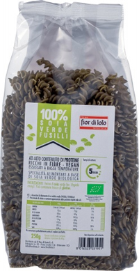 FUSILLI DI SOIA VERDE BIO 250 G - farmachicca