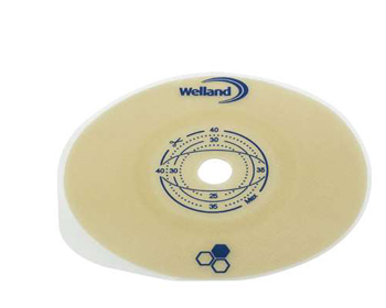 PLACCA PIANA AURUM 2 PER UROSTOMIA 45MM RITAGLIABILE 5 PEZZI - farmachicca