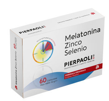 MELATONINA ZINCO SELENIO PIERPAOLI 60 COMPRESSE - farmachicca