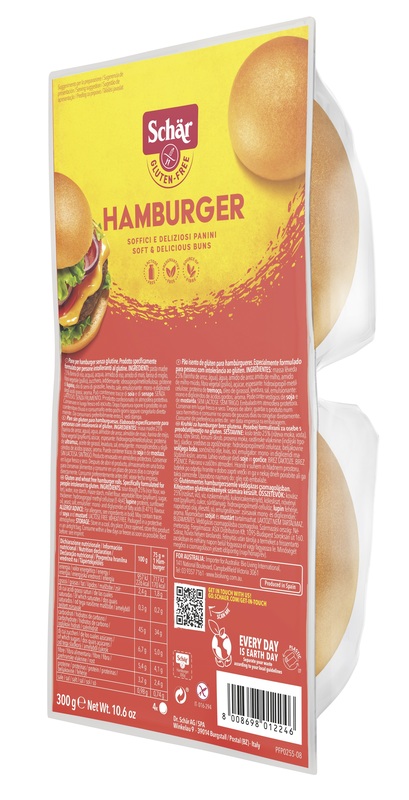 SCHAR PANINI HAMBURGER 4X75G - farmachicca