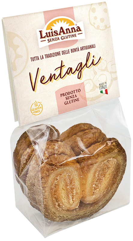 BISCOTTI SFOGLIA VENTAGLI 130 G - farmachicca
