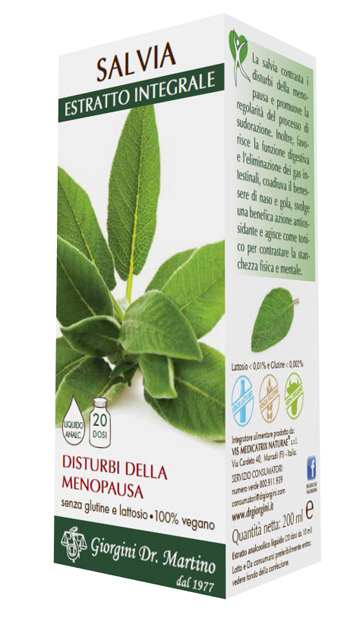 SALVIA ESTRATTO INTEGRALE 200 ML - farmachicca