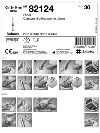 CATETERE IDROFILICO ONLI PRONTO ALL'USO 40 CM CH 12 30 PEZZI - farmachicca