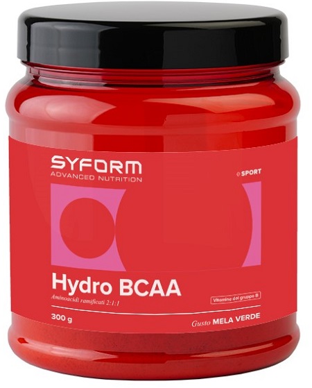 HYDRO BCAA INTEGRATORE IN POLVERE AL GUSTO DI MELA VERDE 300 G - farmachicca