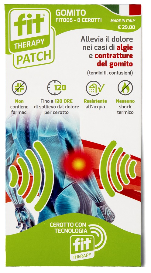 CEROTTO FIT THERAPY GOMITO 8 PEZZI - farmachicca