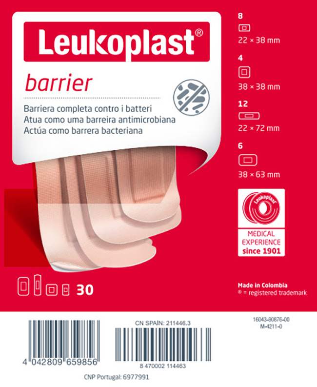 LEUKOPLAST BARRIER 30 PEZZI ASSORTITI - farmachicca