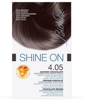 BIONIKE SHINE ON TRATTAMENTO COLORANTE CAPELLI CASTANO CIOCCOLATO 4.05 - farmachicca