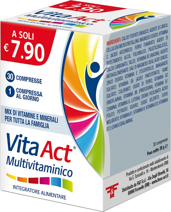 VITA ACT MULTIVITAMINICO 30 COMPRESSE - farmachicca