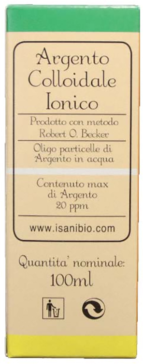 ARGENTO COLLOIDALE IONICO 20 PPM 100 ML - farmachicca