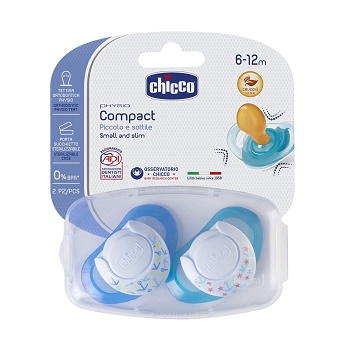 CHICCO SUCCHIETTO COMPACT BOY S6-16 MESI 2 PEZZI - farmachicca