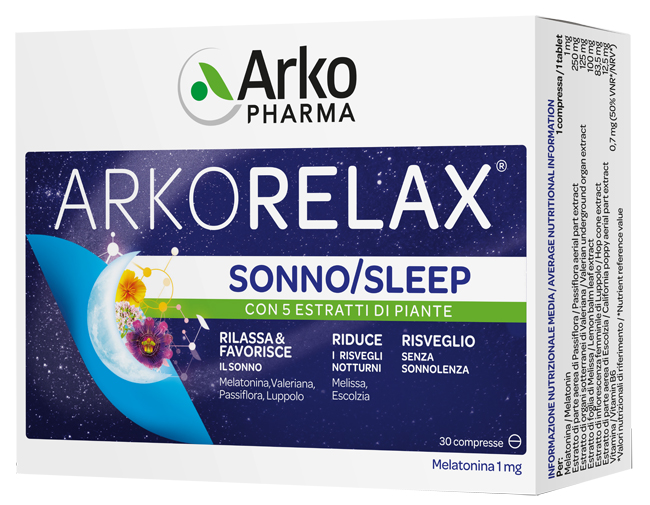 ARKORELAX SONNO 30 COMPRESSE - farmachicca