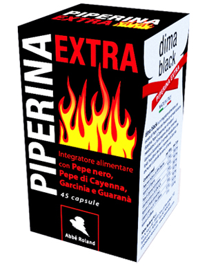 PIPERINA EXTRA DIMA BLACK 45 CAPSULE - farmachicca