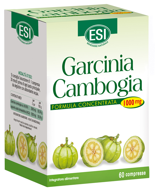 ESI GARCINIA CAMBOGIA 1000 MG 60 COMPRESSE - farmachicca