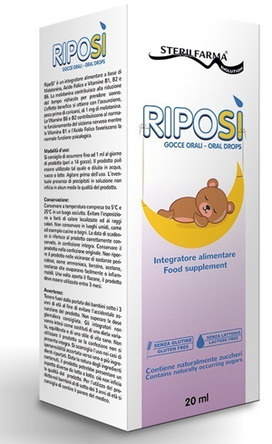 RIPOSI' NOTTE GOCCE ORALI 20 ML - farmachicca