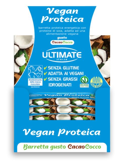 BARRETTA VEGAN PROTEICA CACAO/COCCO 24 PEZZI - farmachicca