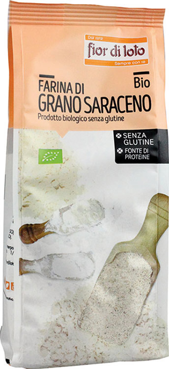 FARINA GRANO SARACENO SENZA GLUTINE BIO 375 G - farmachicca