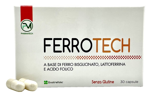 FERROTECH 30 CAPSULE DA 550MG - farmachicca