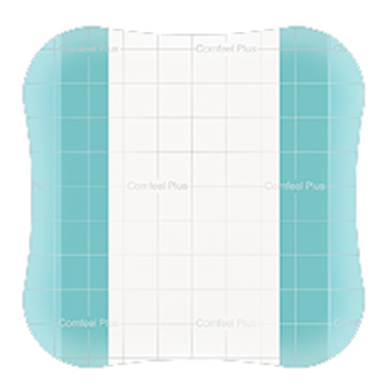 MEDICAZIONE SPECIALE ATTIVA TRASPARENTE CON IDROCOLLOIDE COMFEEL PLUS 10X10 CM 10 PEZZI - farmachicca