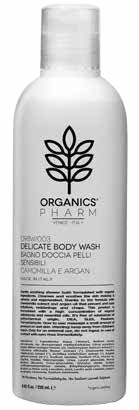 ORGANICS PHARM DELICATE BODY WASH CHAMOMILLE AND ARGAN OIL - farmachicca