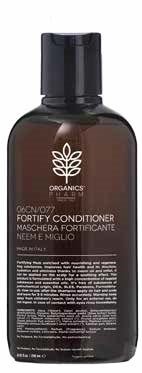 ORGANICS COSMETICS FORTIFY CONDITIONER NEEM OIL AND MILLET 250 ML - farmachicca