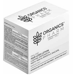 ORGANICS PHARM HAIR LOSS LOTION NEEM OIL-PEPPERMINT-BAICAPIL 12 FIALE DA 6 ML - farmachicca