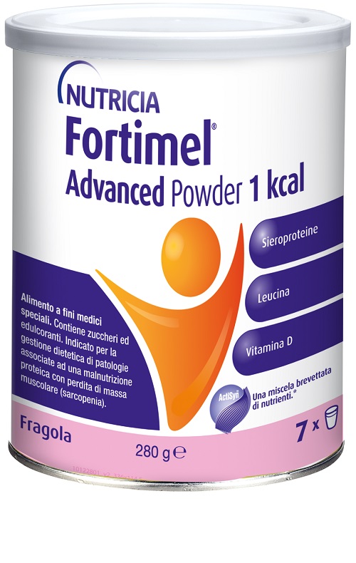 NUTRICIA FORTIMEL ADVANCED POWDER 1 KCAL FRAGOLA 280 G - farmachicca