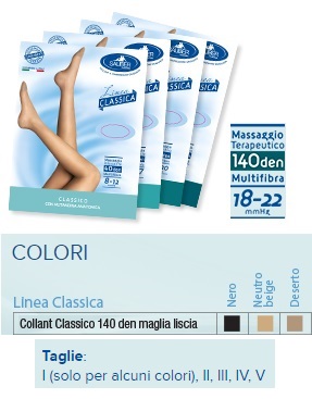 SAUBER COLLANT 140 DENARI MAGLIA LISCIA NEUTRO BEIGE 2 LINEA CLASSICA - farmachicca
