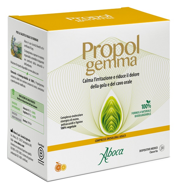 PROPOLGEMMA 20 COMPRESSE OROSOLUBILI ADULTI 1,50 G - farmachicca