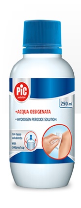PIC SOLUTION ACQUA OSSIGENATA 10 VOLUMI PEROSSIDO DI IDROGENO 3% 250 ML - farmachicca