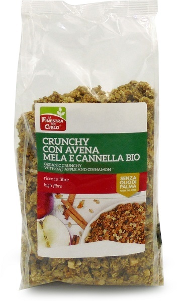 CRUNCHY CON AVENA MELA CANNELLA - farmachicca