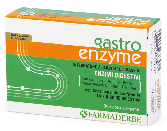 GASTRO ENZYME 30 CAPSULE - farmachicca