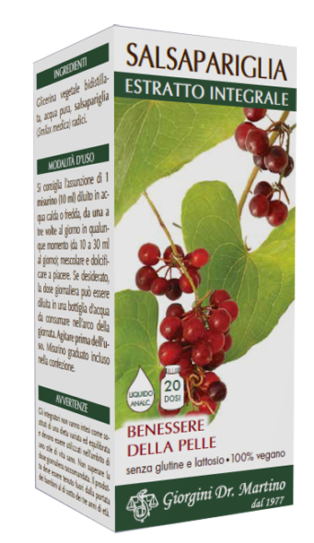 SALSAPARIGLIA ESTRATTO INTEGRALE 200 ML - farmachicca