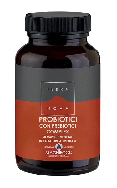 TERRANOVA PROBIOTICI CON PREBIOTICI COMPLEX 50 CAPSULE VEGETALI - farmachicca