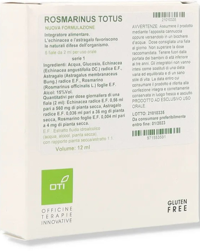 ROSMARINUS TOTUS NUOVA FORMULAZIONE 1SERIE 6FIALE GLUCOSATE 2ML - farmachicca