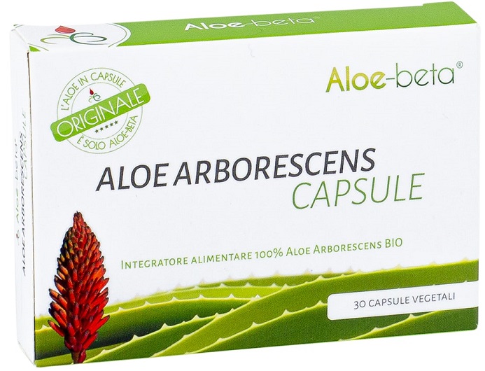 ALOE BETA 30 CAPSULE ALOE ARBORESCENS - farmachicca