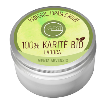 GESTI 100% KARITE' BIO 10 ML MENTA ARVENSIS LABBRA - farmachicca