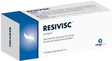 SIRINGA INTRA-ARTICOLARE RESIVISC ACIDO IALURONICO 40 MG 2 ML 3 PEZZI - farmachicca