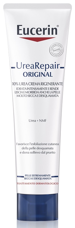EUCERIN UREAREPAIR ORIGINAL CREMA RIGENERANTE 10% UREA 100 ML TRAVEL SIZE - farmachicca