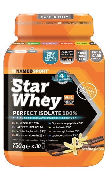STAR WHEY ISOLATE VANILLA 750 G - farmachicca