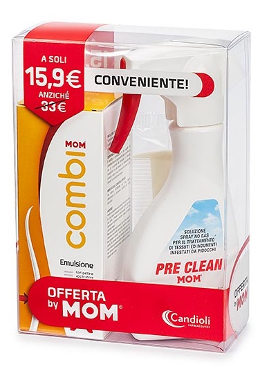 MOM KIT EMERGENZA PIDOCCHI SCATOLA TRASPARENTE - farmachicca