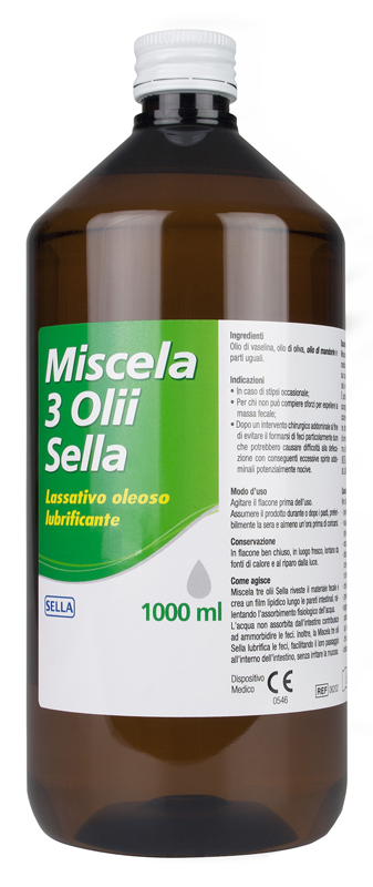MISCELA 3 OLII LASSATIVO 1 LITRO MD - farmachicca