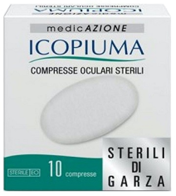 COMPRESSE OCULARI ADESIVE STERILI 10 PEZZI - farmachicca
