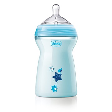 CHICCO BIBERON NATURAL FEELING 6 M+ BOY 330 ML - farmachicca